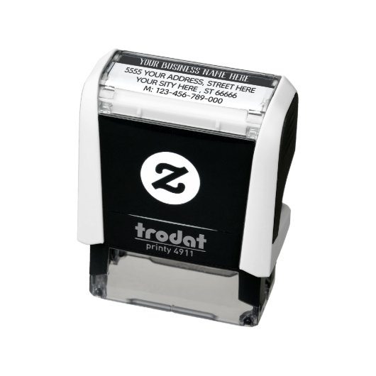 Persoonlijk Zelf-inkt Adres Naam Stempel Telefoon (Product)