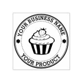 Persoonlijk zelfgemaakt logo op maat rubberstempel (Afrduk)