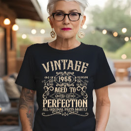 Persoonlijk zeventig vintage 70ste verjaardag t-shirt