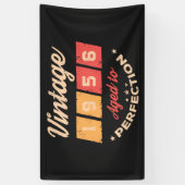 Persoonlijk zeventig vintage 70ste verpartij spandoek (Verticaal)