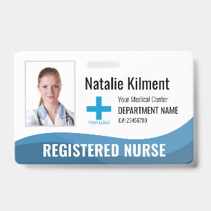 Persoonlijk Ziekenhuis Logo Foto en ID Badge