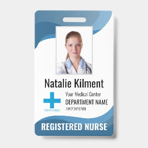 Persoonlijk Ziekenhuis Logo Foto en ID Badge