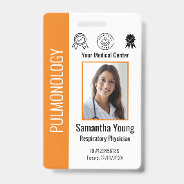 Persoonlijk ziekenhuis personeel logo & foto ID Badge