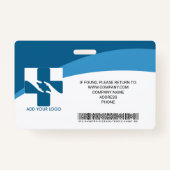 Persoonlijk Ziekenhuis werknemer Foto ID-kaart Badge (Achterkant)