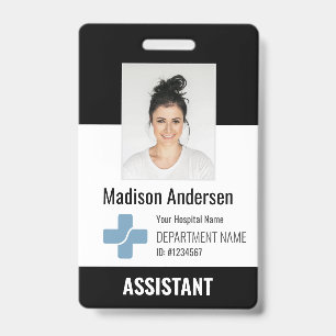 Persoonlijk Ziekenhuis Werknemerslogo & Foto ID Badge