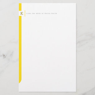 Persoonlijk zijpaneel briefpapier