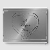 Persoonlijk Zilver 25th Wedding Jubileum Gastenboek (Achterkant)