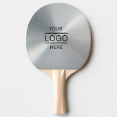 Persoonlijk zilver Metallic Tafeltennisbatje (Voorkant)