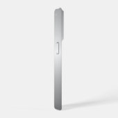 Persoonlijk Zilveren Monogram iPhone Hoesje (Rechterkant)