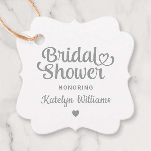 Persoonlijk Zilverweddenschap Vrijgezellenfeest Bedankjes Labels (Voorkant)