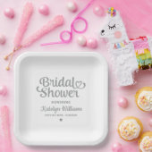 Persoonlijk Zilverweddenschap Vrijgezellenfeest Papieren Bordje (Feest)