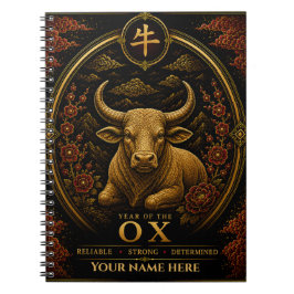 Persoonlijk Zodiac Notitieboek voor het Jaar van d