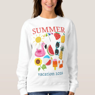 Persoonlijk zomervakantie ontwerp trui