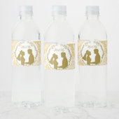 Persoonlijk Zonnebloem Bloem Waterfles Label Etiket (Flessen)
