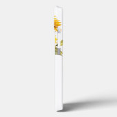 Persoonlijk Zonnebloem Initiaal Naam Ontwerp Case-Mate iPhone Case (Achterkant / Links)