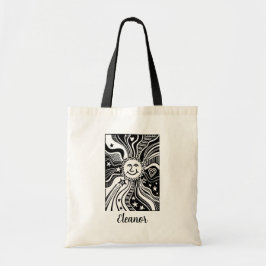Persoonlijk Zonpatroon  Tote Bag