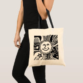 Persoonlijk Zonpatroon  Tote Bag (Voorkant (product))