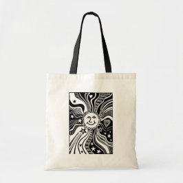 Persoonlijk Zonpatroon  Tote Bag