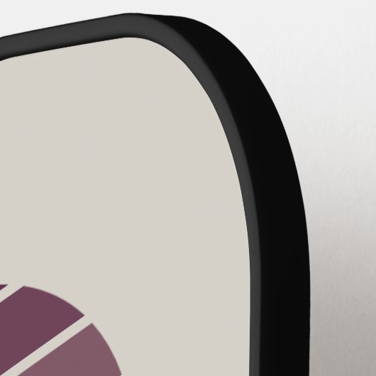 Persoonlijk zonsondergangs-ombré-monogram pickleball paddle (Links Detail)