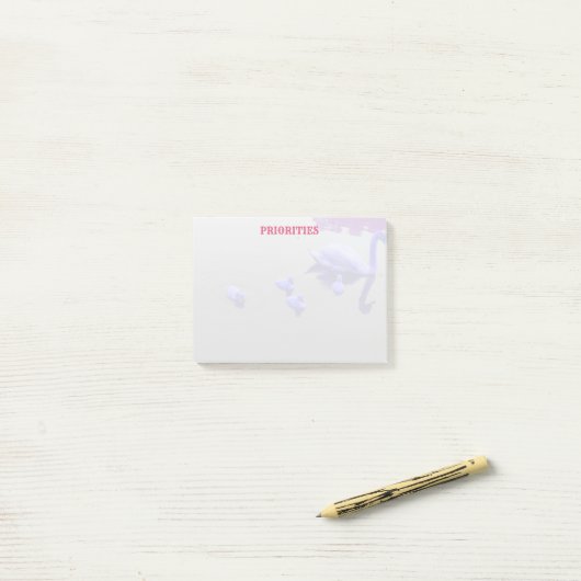 Persoonlijk Zwanenmeer Post-it® Notes (Op bureau)