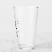 Persoonlijk zwart anker boot glas (Links)