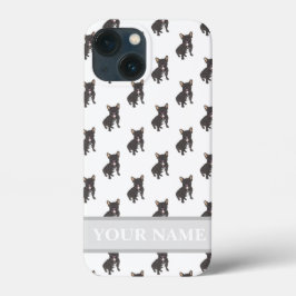 Persoonlijk zwart Brindle Frenchie Dog Case-Mate iPhone Case