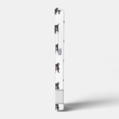 Persoonlijk zwart Brindle Frenchie Dog Case-Mate iPhone Case (Achterkant / Links)