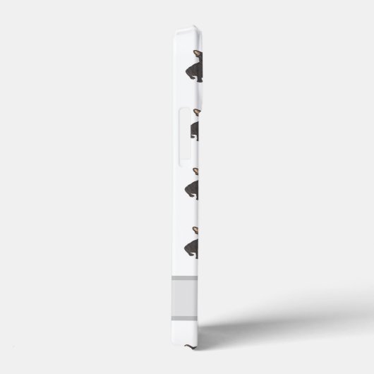 Persoonlijk zwart Brindle Frenchie Dog Case-Mate iPhone Case (Achterkant / Rechts)