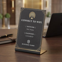 Persoonlijk zwart en goud Wifi