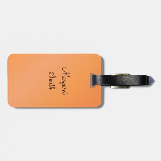 Persoonlijk zwart labrador schilderen bagagelabel (Achterkant horizontaal)