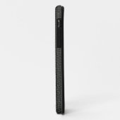 Persoonlijk zwart leer Case-Mate iPhone case (Achterkant/links)