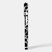 persoonlijk zwart-wit abstract patroon Case-Mate iPhone case (Achterkant / Links)