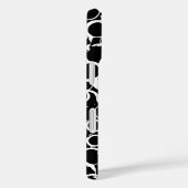 persoonlijk zwart-wit abstract patroon Case-Mate iPhone case (Achterkant / Rechts)