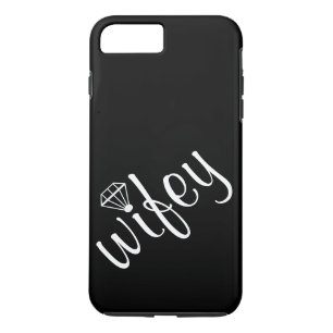 Persoonlijk zwart-witscript en diamant Case-Mate iPhone case