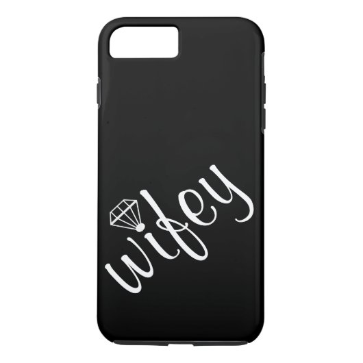 Persoonlijk zwart-witscript en diamant Case-Mate iPhone case (Achterkant)