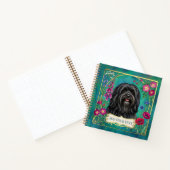 Persoonlijk Zwarte Lhasa Apso Notitieboek (Binnen)