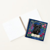 Persoonlijk Zwarte Schnauzer Notitieboek (Binnen)
