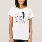 Persoonlijke 100% Ierse Dancer Hard Shoe Dance T-shirt (Voorkant)
