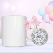 Persoonlijke 100e verjaardag feestvieren sleutelhanger