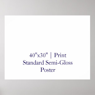 Persoonlijke 101x76 cm standaard semi-glossy poster