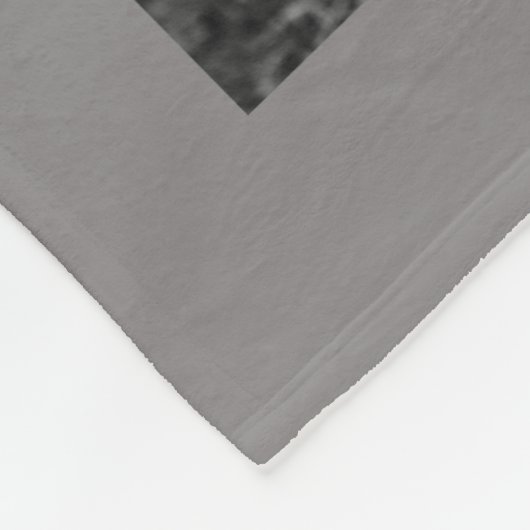 Persoonlijke 11 foto-collage BLESSED Grijs Fleece Deken (Hoek)