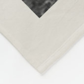 Persoonlijke 11 foto-collage BLESSED Grijs Rood Fleece Deken (Hoek)