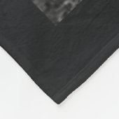 Persoonlijke 11 Foto Collage BLESSED Zwart Fleece Deken (Hoek)