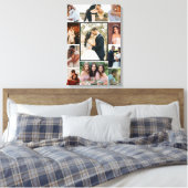 Persoonlijke 11-foto trouwcollage canvasprint canvas afdruk (Insitu (Slaapkamer))