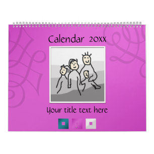 Persoonlijke 13 Foto's en Tekst 20XX Kalender