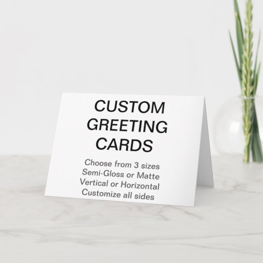 Persoonlijke 18x13cm Fotokaart op maat Kaart (Voorkant)