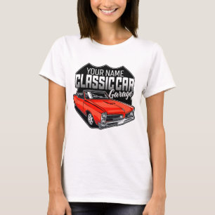 Persoonlijke 1966 GTO Klassieke Autogarage T-shirt
