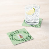 Persoonlijke 1-afbeelding Eucalyptusbladeren Kartonnen Onderzetters (Insitu)