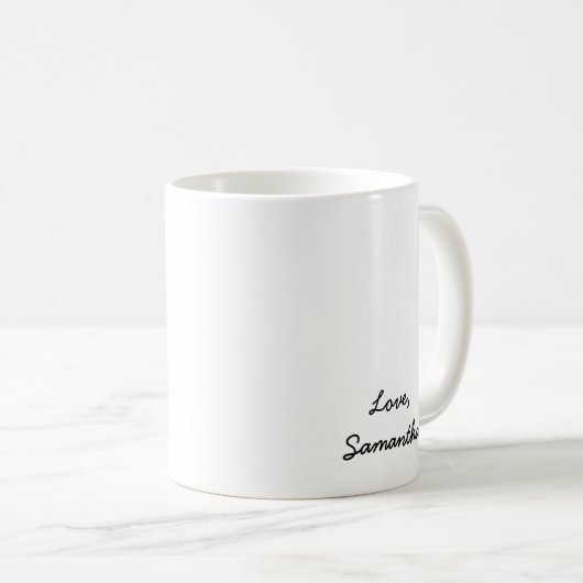 Persoonlijke #1 Bonus Pap mok (Voorkant rechts)