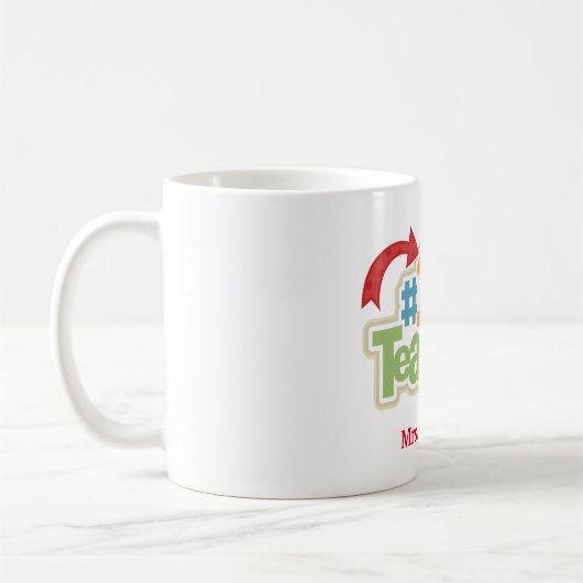 Persoonlijke #1 Mok van de leraar (Links)